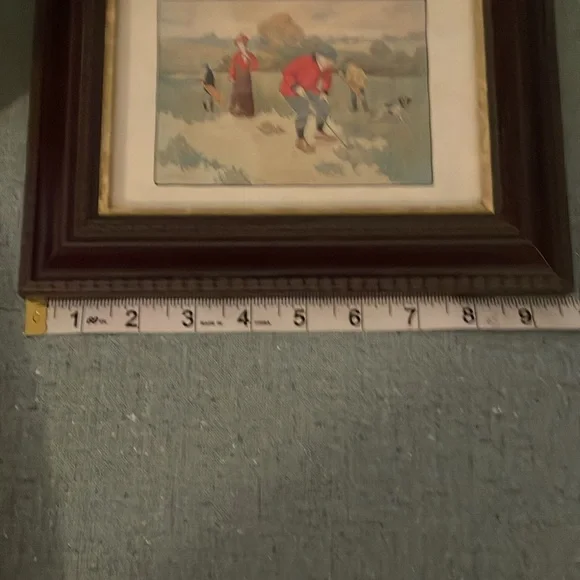 Golf scene framed art - Picture 2 of 5